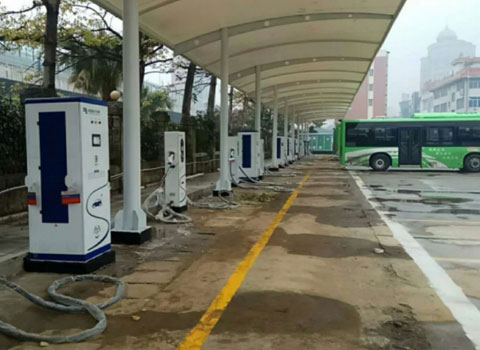 柳州市柳北區雀山公園公交站充電站(圖1)